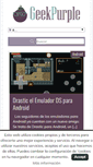 Mobile Screenshot of geekpurple.com