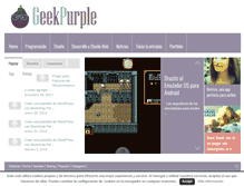 Tablet Screenshot of geekpurple.com